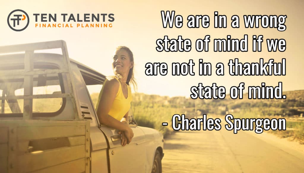 Charles Spurgeon thankful quote