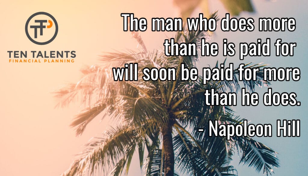 Napoleon Hill paid for quote