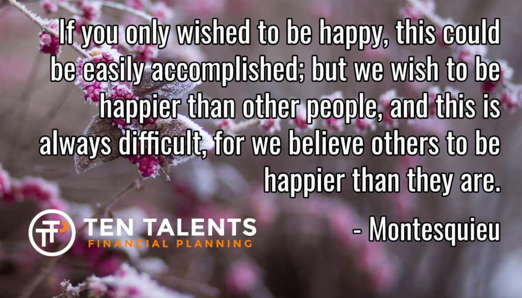Montesquieu happy quote