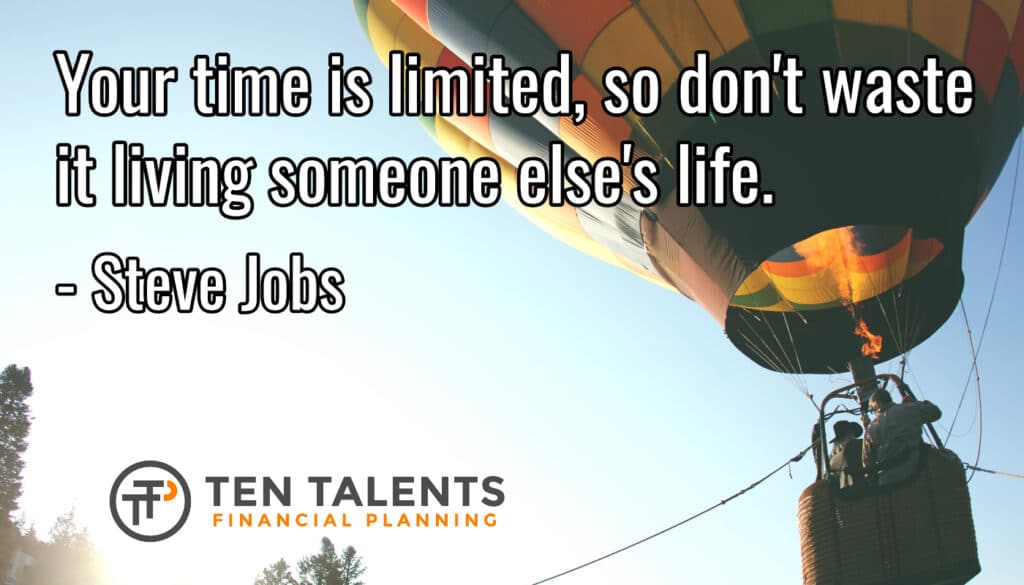 Steve Jobs time is limited quote