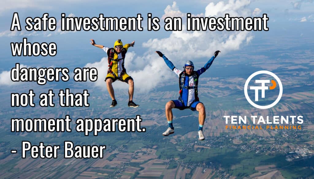 Peter Bauer Safe Investment Quote