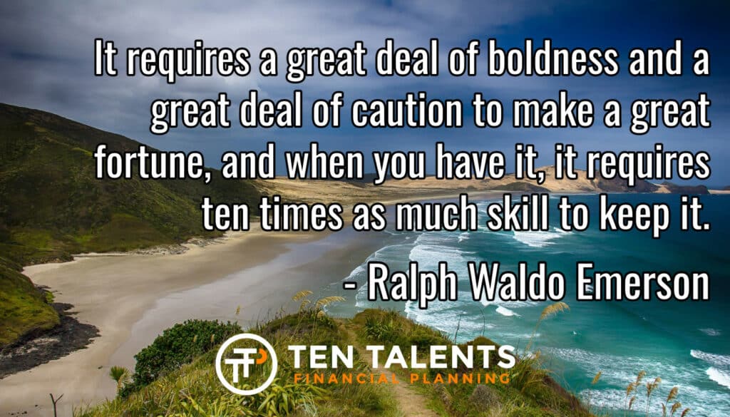 Ralph Waldo Emerson fortune quote