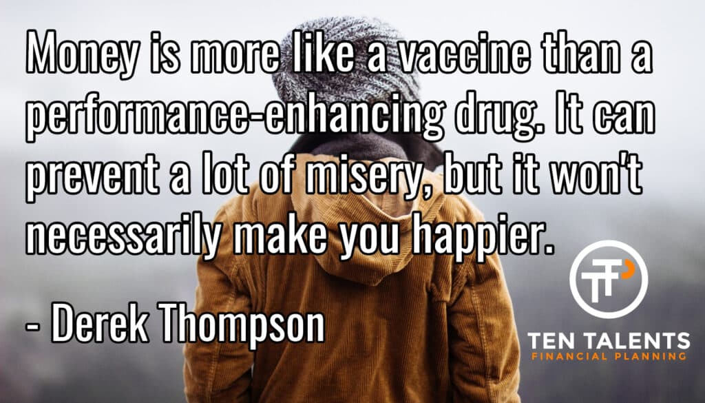 Derek Thompson money vaccine quote