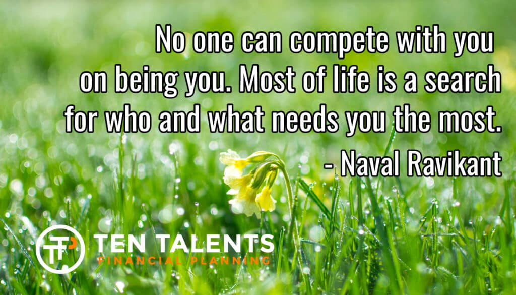 Naval Ravikant no one can compete quote